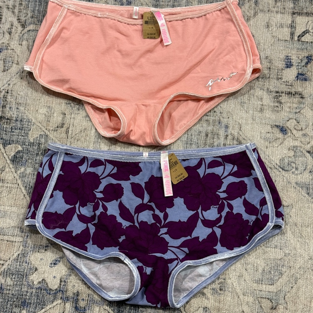 Pink cheeky shorts